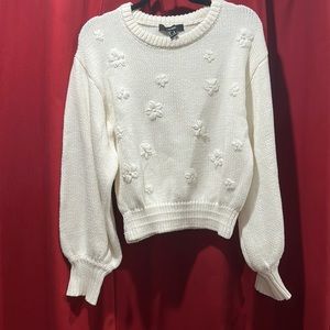 Floral Embroidered Sweater